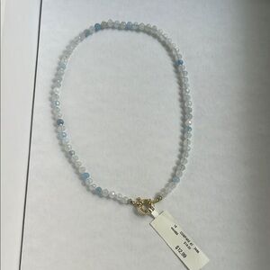 Elegant Beaded Necklace with Gold Accents